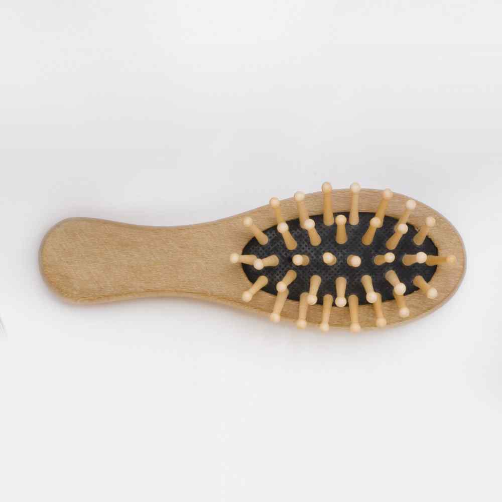 Wooden hair brush
